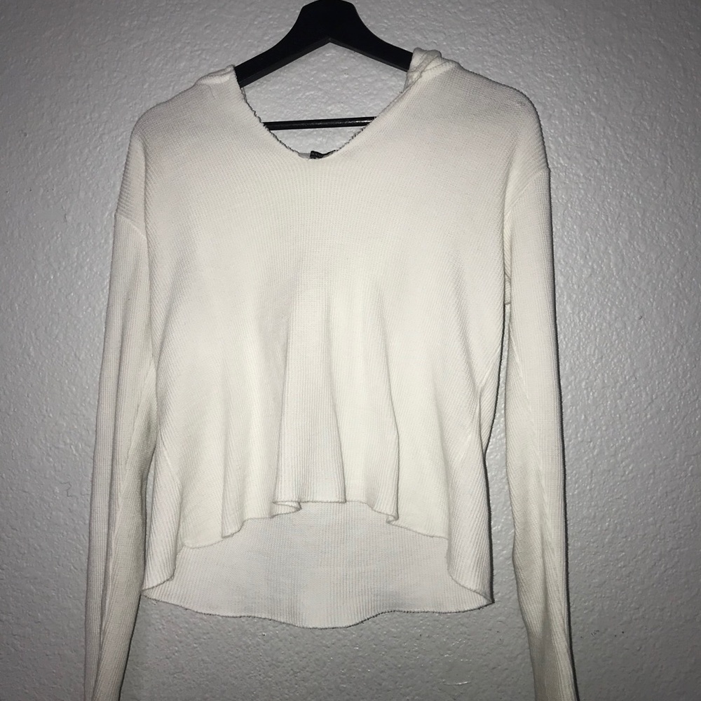 long sleeve thin waffle knit brandy Melville